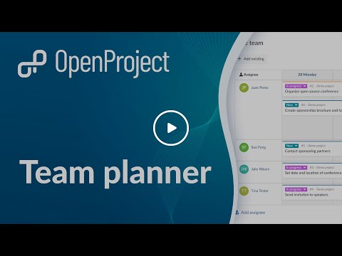 OpenProject Team Planner * | JV-net